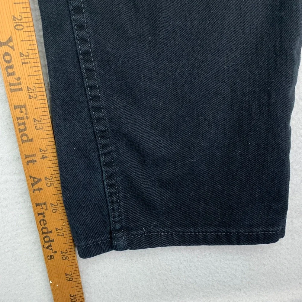 Levi's Jeans 505 Mens 34x30 Black Denim‎ Regular Straight Zipper Fly Retro Work